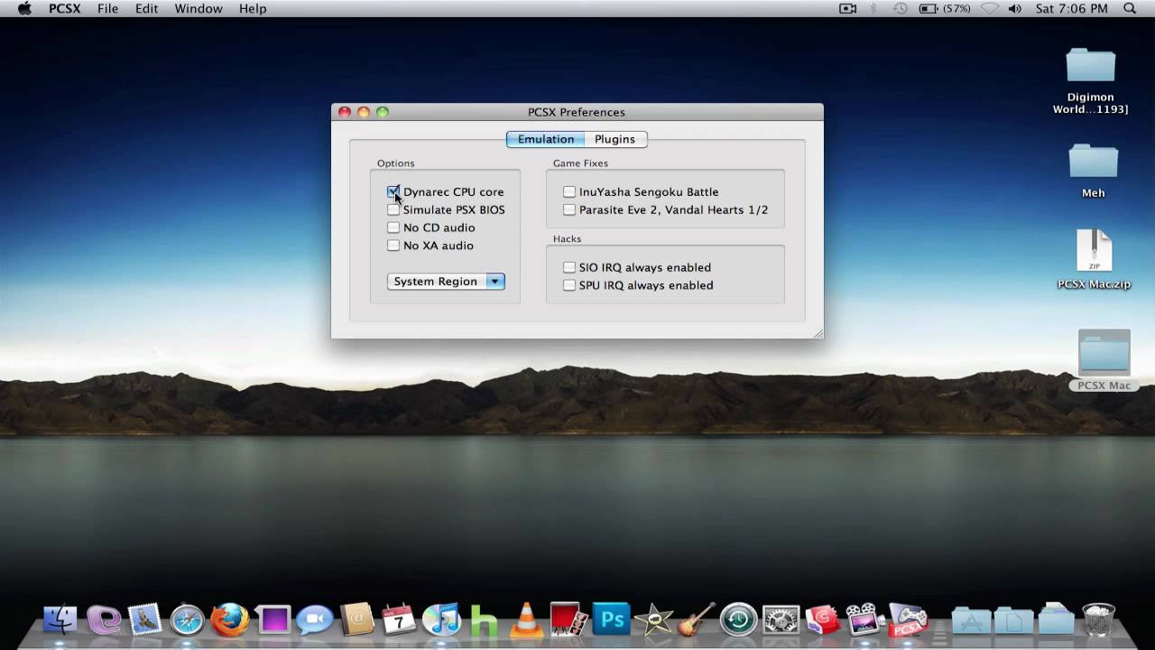 sony ps1 emulator for mac